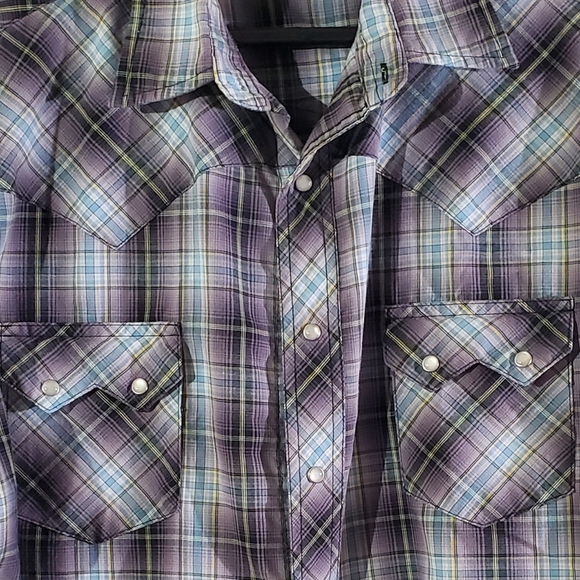 Wrangler Men's Pearl Snap Shirt - Picture 5 of 7